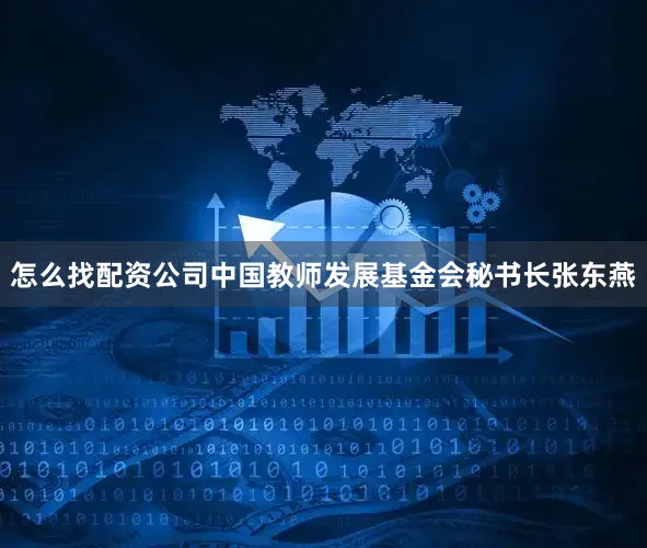 怎么找配资公司中国教师发展基金会秘书长张东燕